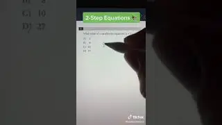 2-Step Equations