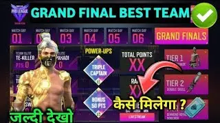 Free Fire Pro League Dream Team Grand Final Best Team ||  18 July Best Team #UnplayerZone