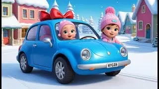 Little Blue Car&rsquo;s New Year Trip 👶🚙🎆 | New Year Music & Learning Song for Kids