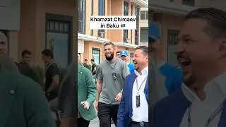 Khamzat in Baku, Azerbaijan 🇦🇿