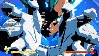DBFZ Vegeta Blue LB meter dump solo ToD (sparkless)