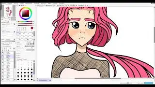 Speedpaint (Paint Tool SAI)the girl with pink hair
