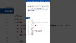How to make your content editable in HTML ?