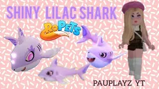 Making Shiny Lilac Shark in ropets game @RoPetsGame