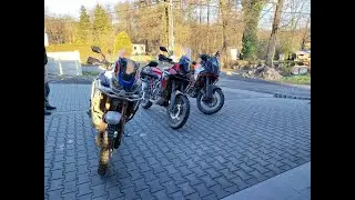 ENDURO TRIP #1 - Mega skok na haldě │Leden 2023 │2x Honda Africa Twin 1100│KTM 1290 Adventure R│