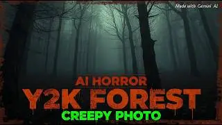 ИИ создаёт жуткие арты! Как сделать фотографию леса ужасов 2000 года с помощью ИИ Gemini (бесплатно)