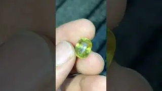 Beautiful Good Fire 🔥 Natural Green Sphene | 5 Carats | Eye Clean Sparkling Gemstone