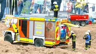 EPIC RC FIRE FIGHTER ACTION / BIG MISSION FOR FIRE DEPARTMENT / RC RESCUE MISSION / RC FEUERWEHR