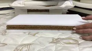 Тонкий матрас (Топпер) ППУ 2/ Кокос 2/ ППУ 2- общий обзор изделия с консультантом фабрики Дамаск.