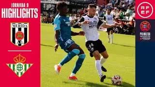 Resumen #PrimeraFederaci&oacute;n | AD M&eacute;rida 1-1 Betis Deportivo | Jornada 9 | Temporada 2024/2025