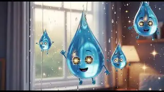 Counting Raindrops on the Window 🌧️💧 | Learn Numbers for Kids | Fun 123 Counting Song
