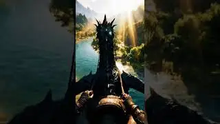 The Valley of Eternal Spring &ndash; Cinematic Dragon Flight in 8K (Photorealistic POV) #shorts