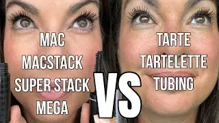 Сравнение туши MAC Macstack Superstack Mega и Tarte Tartelette Tubing Mascara | Оптимальная длина...