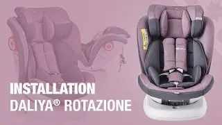Daliya&reg; Kindersitz ROTAZIONE 0-36 KG | Installation mit Gurt | Gruppe 1 vorw&auml;rts