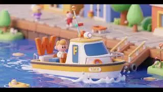 W is for Water Taxi, Splashy Way | ABC Vehicle Song for Kids