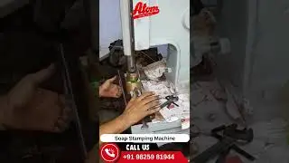 Fast & Precise Soap Stamping Machine in Action 🧼 | Soap Making Process #shorts #soapmaking