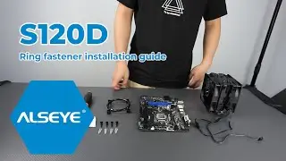 Руководство по установке кольцевой пряжки S120D (ALSEYE). Здесь вы увидите установку без фундамента.