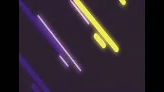 Rounded Neon Red and Blue lines Background Looped Animation02