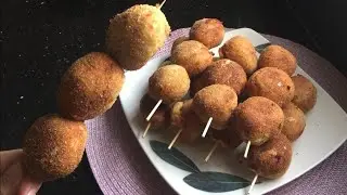 أول مرة على اليوتيوب 😍 اسياخ البيتزا المقلية || وصفات رمضانية 2022