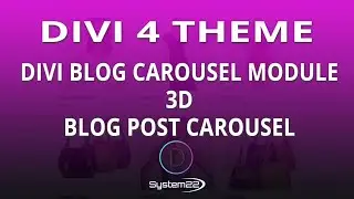 Divi Blog Carousel Module 3D Blog Post Carousel 👍