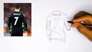 How to Draw Ronaldo | How to Draw Ronaldo Realistic | Ronaldo Drawing | #cr7 #drawing