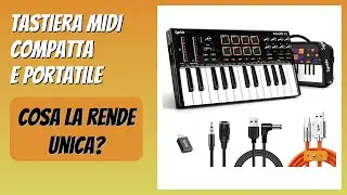 RECENSIONE (2025) : Tastiera MIDI compatta e portatile. DETTAGLI