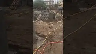 Sump Ke Ander Plastering Ka Kaam Chalraha Hai - Beyond Homes Khazipally