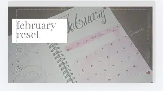 February bullet journal set up✨/easy aesthetic journal 2025 productive