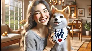 🎁 Yangmics Direct Engagement Gifts | Best She Said Yes Dog Bandana 🐾