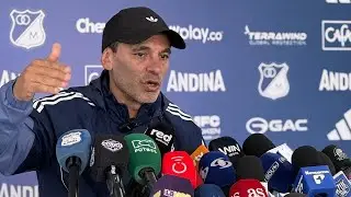 Fabián Bustos fue presentado en Millonarios. Sabe de los problemas de la nómina, pero cree en ellos