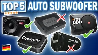 Top 5 AUTO SUBWOOFER 2026 | Die besten Aktiv-AutoSubwoofer im Vergleich