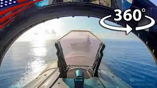 360&deg; VR &ndash; Real Cockpit & Deck Experience on US & UK Aircraft Carriers