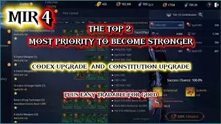 MIR4-GLOBAL . MY DAILY CODEX ROUTINE AND CONSTITUTION ROUTINE + EASY GOLD 😱 @RiosSmileFactory 