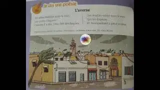 poème:l'averse/page:134/unité:5/mes apprentissages en français/ 3AEP
