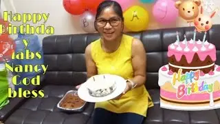 Surprised Birthday Celebration for Sis,Nancy....simple but so happy.
