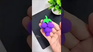 clay fruits 🍇 #graves #clayfruits #cute #diy #satisfying