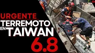 🔴URGENTE🔴FUERTE TERREMOTO 6.8 SACUDE A TAIWAN SE REPORATAN DERRUMBES CON ALERTAS EN LA REGION