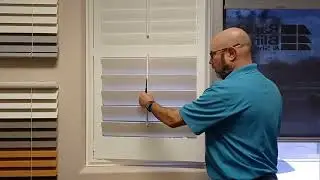 How to adjust the tension rod on your shutters