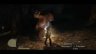 Solo Mystic Knight vs 2 Ogres, using the Blessed Riposte Great Cannon combo D