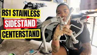 RS1 Stainless Side Stand & Center Stand