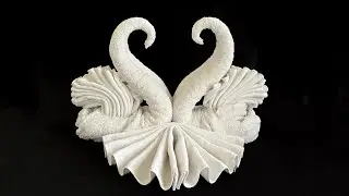 Swan Towels on the bed | romantic bedroom decoration ideas | Beatiful Towel art Creation
