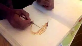 Pedro Cano al Museo della Carta e della Filigrana di Fabriano