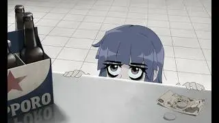 Rika tries to buy beer - Animated