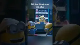 This is how friends treat each other #minions #despicableme4