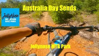 THE MOST EPIC AUSTRALIA DAY RIDE | WHIP OFFS , LONG JUMP AND MORE | JOLLYNOSE MTB PARK !!!
