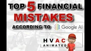 TOP 5 Financial Mistakes #HVAC Contractors Make According to Google AI. #hvacbusiness #hvaccompany