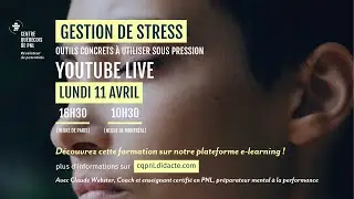 YouTube Live avec Claude Webster 11 avril 2022