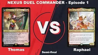NDC1 :  Flamewar Brash Veteran VS  Gallia of the Endless Dance [mtg] [duel commander]