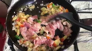 Adobong Sitaw with Chicken