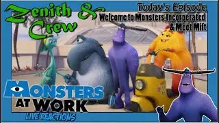 Live Reaction: Monsters at Work: Welcome to Monsters, Incorporated & Meet Mift - Out to Lunch Epi 1